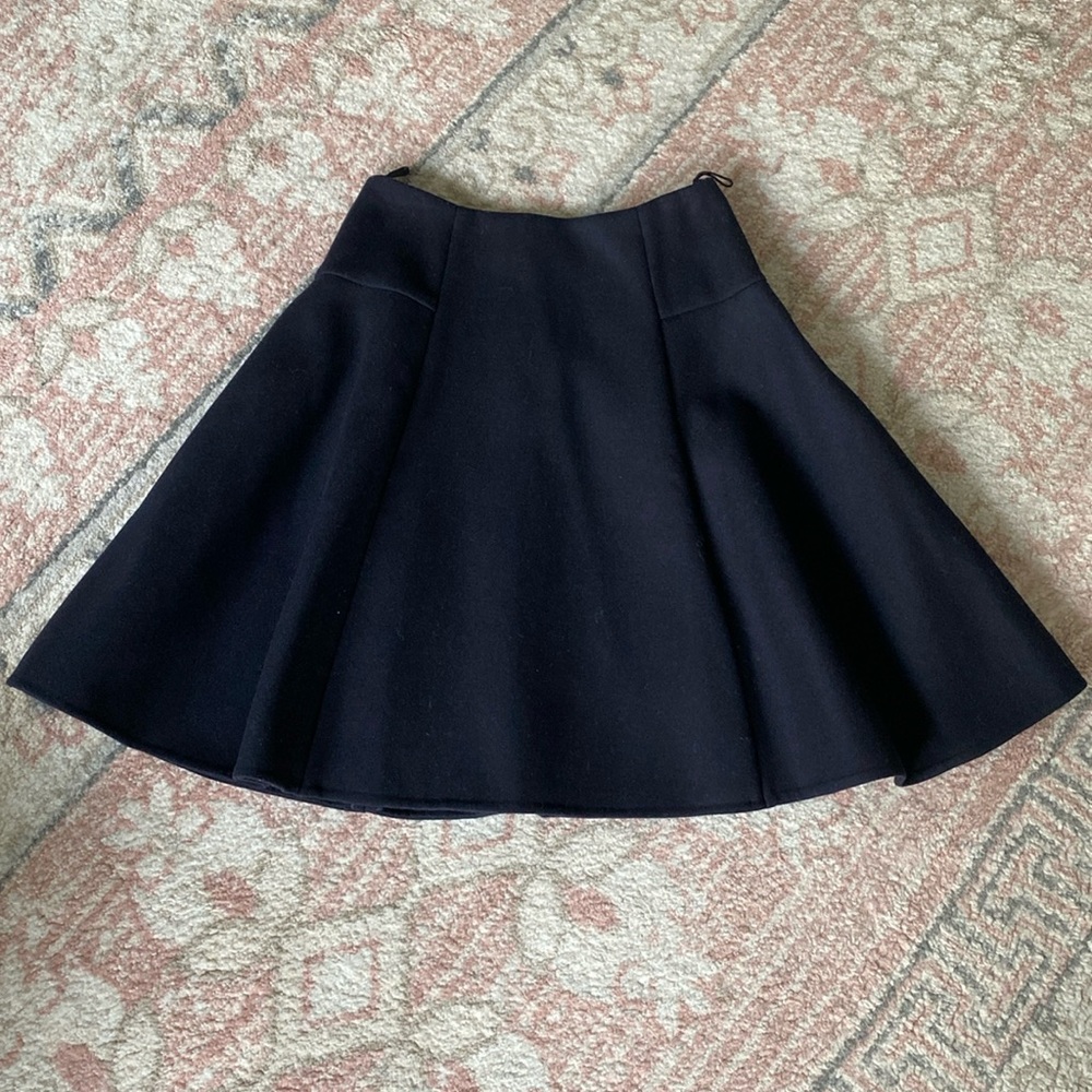 Prada Wool Flare Skirt